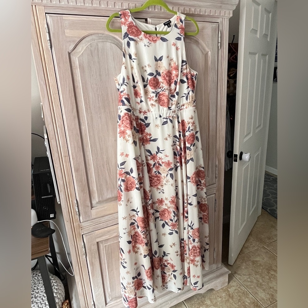 Torrid Floral Georgette Maxi Dress